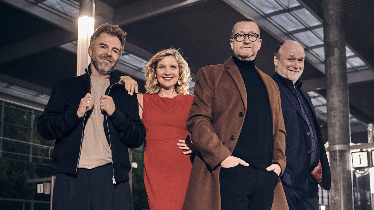Bild von den 4 Schauspieler vom Kommödchen Ensemble